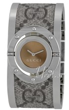 Gucci 112 J Fabric Brun/Tekstil Ø23.5 mm Gucci 112 J Fabric Brun/Tekstil Ø23.5 mm