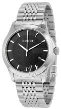 Gucci 126 MD Sort/Stål Ø38.00 mm Gucci 126 MD Sort/Stål Ø38.00 mm