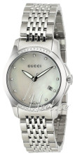 Gucci 126 SM Hvid/Stål Ø27.00 mm Gucci 126 SM Hvid/Stål Ø27.00 mm