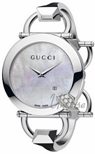 Gucci Chiodo Steel MOP, White Dial