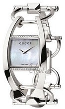 Gucci Chiodo Steel MOP, White Dial