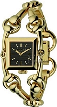 Gucci Signoria Small Yellow Gold Black Dial
