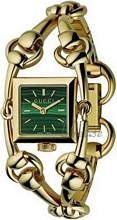 Gucci Signoria Small Yellow Gold Green Dial