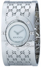 Gucci Twirl Steel MOP, White Dial