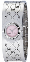 Gucci Twirl Small Steel MOP, Pink Dial