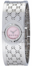 Gucci Twirl Small Steel MOP, Pink Dial