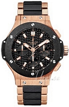 Hublot Big Bang Evolution Sort/Gummi Ø44.5 mm Hublot Big Bang Evolution Sort/Gummi Ø44.5 mm