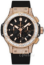 Hublot Big Bang Evolution Sort/Gummi Ø44.5 mm Hublot Big Bang Evolution Sort/Gummi Ø44.5 mm