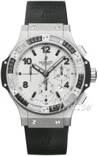 Hublot Big Bang Sølvfarvet/Gummi Hublot Big Bang Sølvfarvet/Gummi
