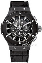 Hublot Big Bang Aero Bang Black Magic Sort/Læder Ø44.5 mm Hublot Big Bang Aero Bang Black Magic Sort/Læder Ø44.5 mm
