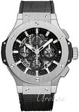 Hublot Big Bang Aero Bang Sort/Læder Ø44.5 mm Hublot Big Bang Aero Bang Sort/Læder Ø44.5 mm