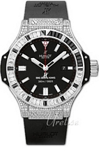 Hublot BB King Jewellery Sort/Gummi �48 mm