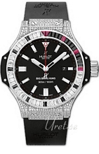 Hublot BB King Jewellery Sort/Gummi �48 mm