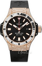 Hublot BB King Jewellery Sort/Gummi �48 mm