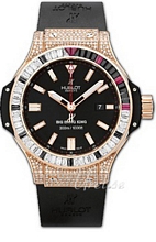 Hublot BB King Jewellery Sort/Gummi �48 mm