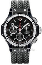 Hublot Big Bang Black Magic Sort/Gummi Ø41 mm Hublot Big Bang Black Magic Sort/Gummi Ø41 mm