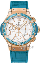 Hublot Tutti Frutti Gold Hvid/Læder Ø41 mm Hublot Tutti Frutti Gold Hvid/Læder Ø41 mm