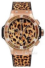 Hublot Big Bang Leopard Flerfarvet/Tekstil Ø41 mm Hublot Big Bang Leopard Flerfarvet/Tekstil Ø41 mm