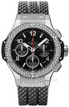 Hublot Big Bang 41 mm Sort/Gummi Ø41 mm Hublot Big Bang 41 mm Sort/Gummi Ø41 mm