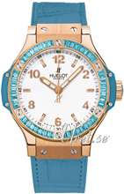 Hublot Tutti Frutti Gold Hvid/Læder Ø38 mm Hublot Tutti Frutti Gold Hvid/Læder Ø38 mm