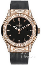Hublot Classic Fusion Diamonds Sort/Gummi �45 mm