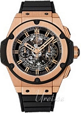 Hublot King Power Unico Sort/Gummi Ø48 mm Hublot King Power Unico Sort/Gummi Ø48 mm