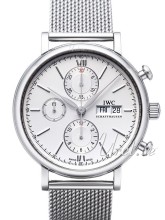 IWC Portofino Chronograph Silver Dial Bracelet
