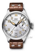 IWC Pilot's Watch Father and Son Silver Dial Croco Strap