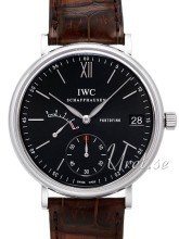 IWC Portofino Hand-Wound Grey Dial Croco Strap