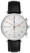 IWC Portuguese Sølv/Læder Ø40.9 mm IWC Portuguese Sølv/Læder Ø40.9 mm