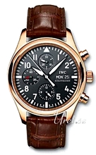 IWC Pilots Classic Black Dial Rose Gold