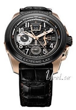 Jaeger LeCoultre Master Compressor Black Dial Croco Strap
