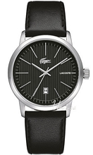 Lacoste White Dial Leather