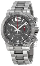 Longines Admiral Grey Dial Ceramic/Steel Bracelet Longines Admiral Grey Dial Ceramic/Steel Bracelet