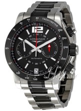 Longines Admiral Black Dial Ceramic/Steel Bracelet Longines Admiral Black Dial Ceramic/Steel Bracelet