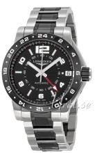 Longines Admiral Black Dial Ceramic/Steel Bracelet Longines Admiral Black Dial Ceramic/Steel Bracelet
