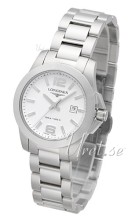 Longines Conquest Ladies White Dial Steel Bracelet Longines Conquest Ladies White Dial Steel Bracelet