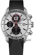 Longines GrandeVitesse Chronograph Silver Dial Rubber Strap Longines GrandeVitesse Chronograph Silver Dial Rubber Strap