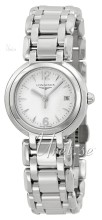 Longines PrimaLuna Silver Dial Steel Bracelet Longines PrimaLuna Silver Dial Steel Bracelet