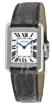 Cartier Tank Solo Silver Dial Croco Strap Cartier Tank Solo Silver Dial Croco Strap