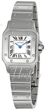 Cartier Santos de Catier White Dial Bracelet Ladies