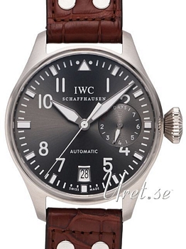 IWC Pilots Classic Big Black Dial White Gold
