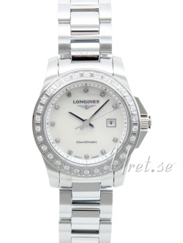 Longines Conquest MOP, White Dial Steel Bracelet Longines Conquest MOP, White Dial Steel Bracelet