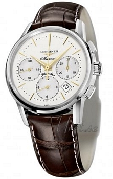 Longines Heritage Silver Dial Croco Strap Brown Longines Heritage Silver Dial Croco Strap Brown