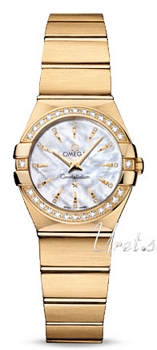 Omega Constellation Brushed 24 mm Yellow Gold MOP Dial Omega Constellation Brushed 24 mm Yellow Gold MOP Dial