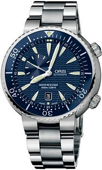 Oris Diving Small Second Date Steel Blue Dial Oris Diving Small Second Date Steel Blue Dial