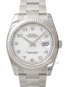 Rolex Datejust White Dial Oysterlock Bracelet Arabic Rolex Datejust White Dial Oysterlock Bracelet Arabic