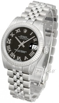 Rolex Datejust Black Dial Midsize Jubilee Bracelet Rolex Datejust Black Dial Midsize Jubilee Bracelet
