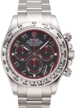 Rolex Daytona Black Dial White Gold