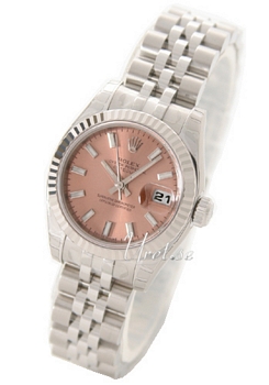 Rolex Lady Datejust Pink Dial Jubilee Bracelet